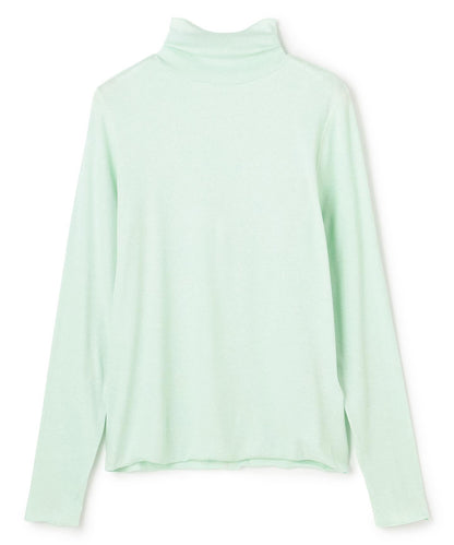 コットンカシミヤ タートルネックカットソー