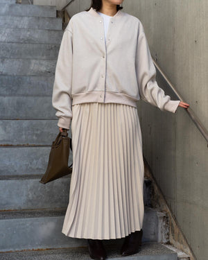 ラメプリーツフレアスカート