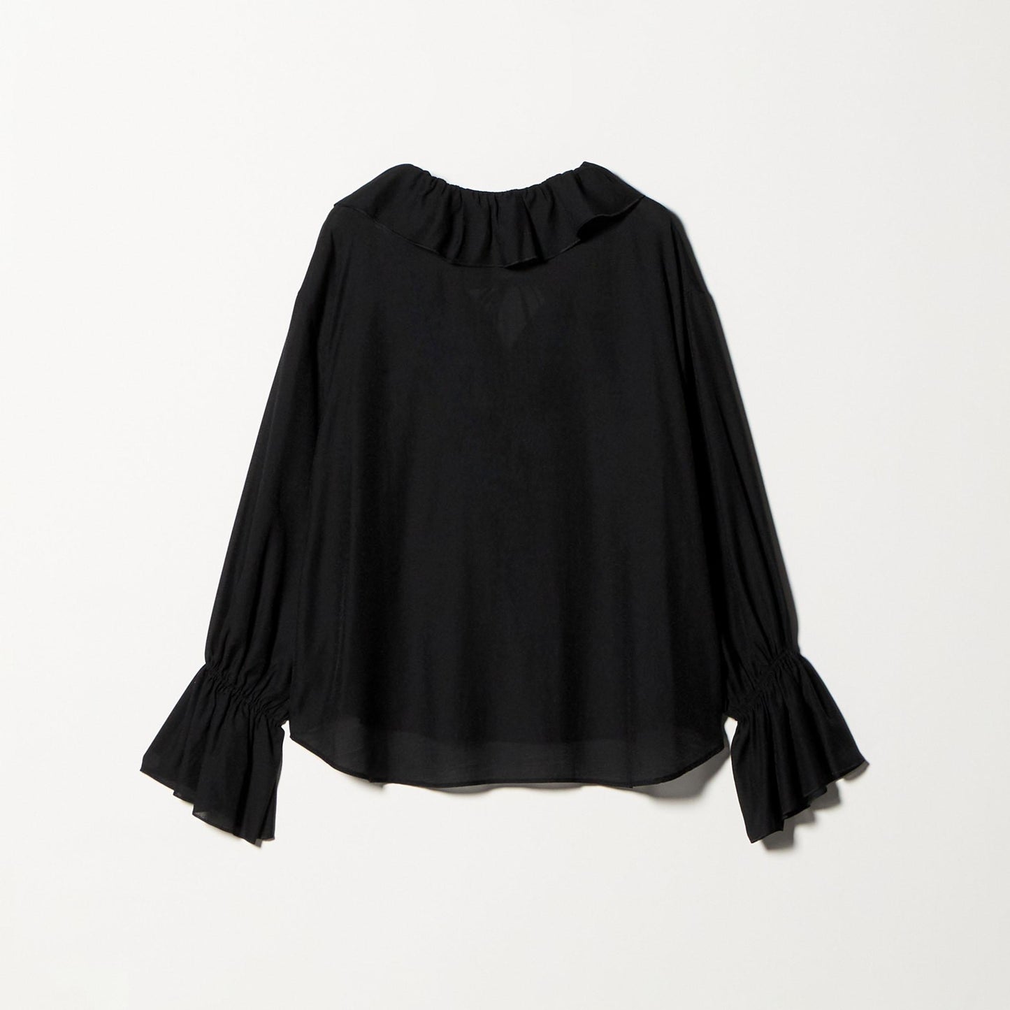 ラッフル スキッパーブラウス