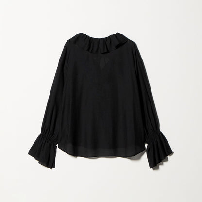 ラッフル スキッパーブラウス