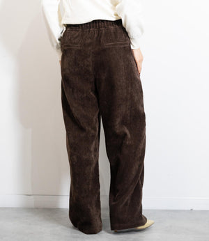 起毛ピンタックイージーパンツ