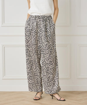 プリントイージーパンツ《YVON》