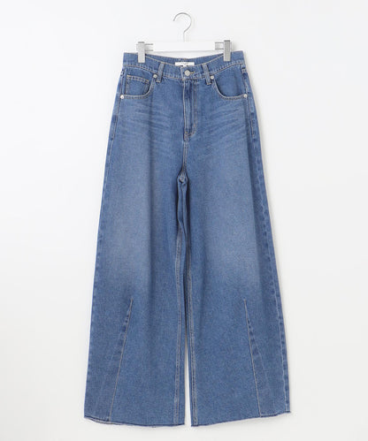 LIGHT DENIM バレルワイド パンツ
