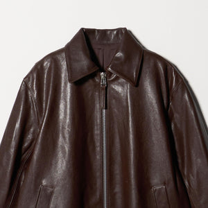 シープレザー フロントジップ ジャケット