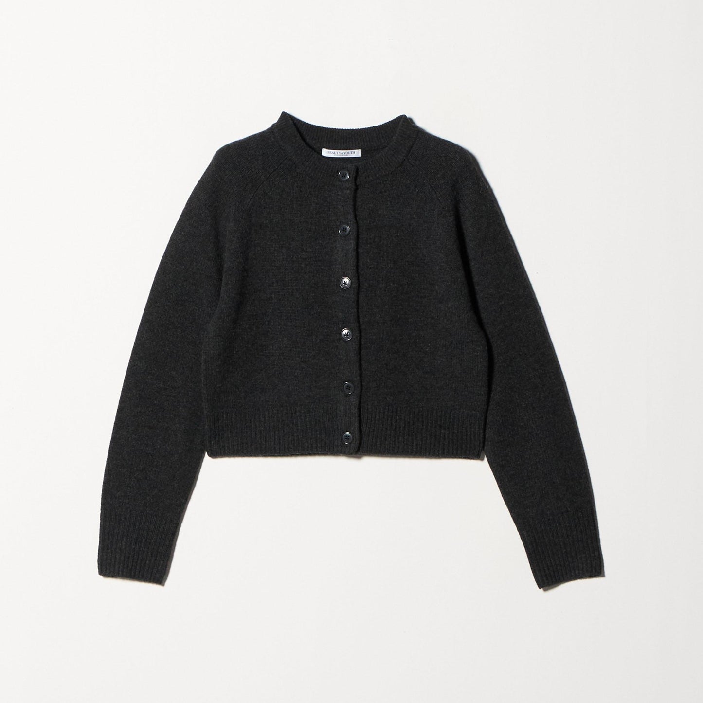 ウールニット ショートカーディガン