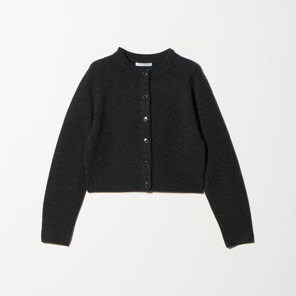 ウールニット ショートカーディガン