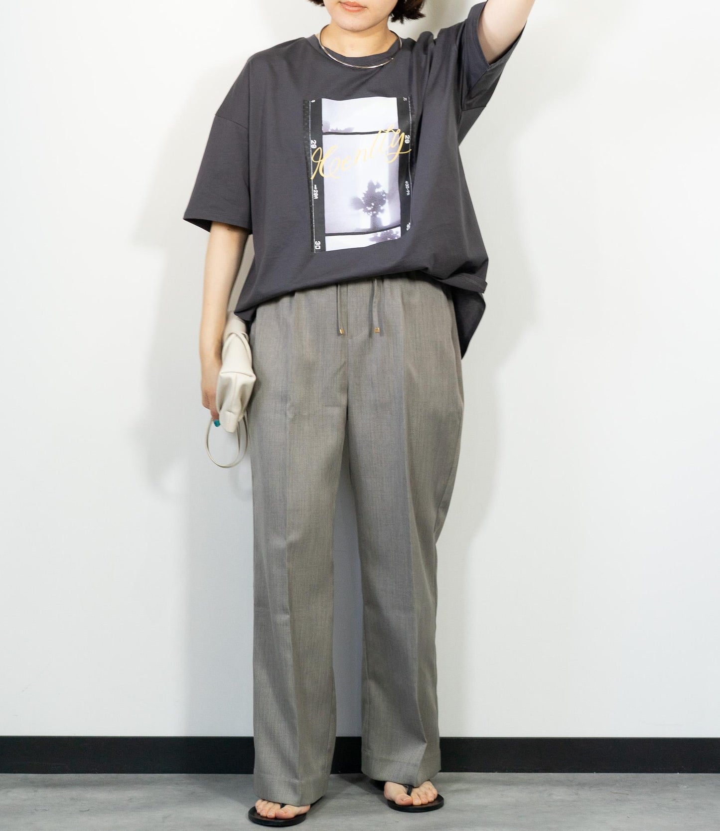 【接触冷感】ラウンドテールフォトTシャツ