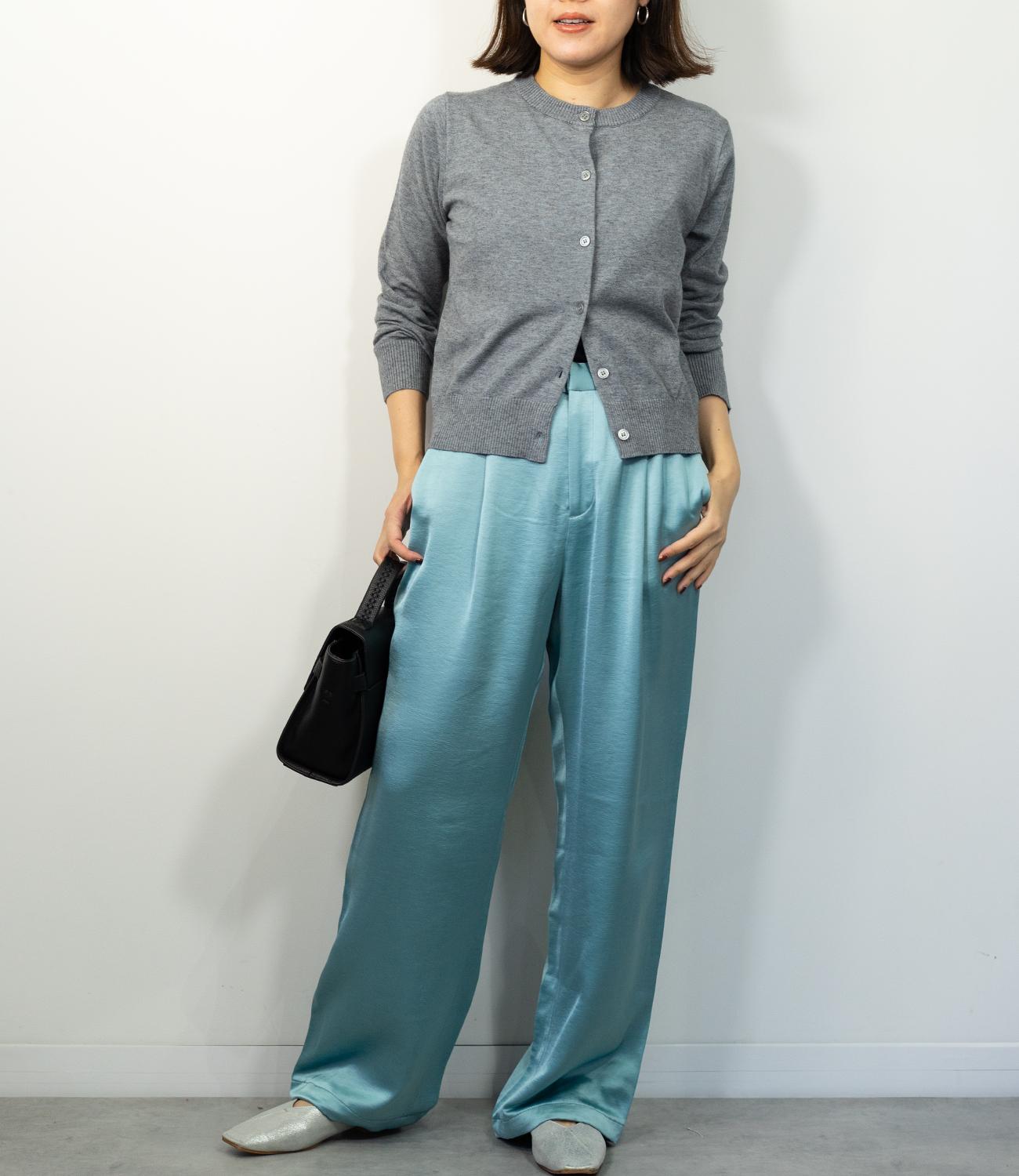 ふんわりタッチクルーネックカーディガン