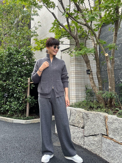 ジップニットセットアップ