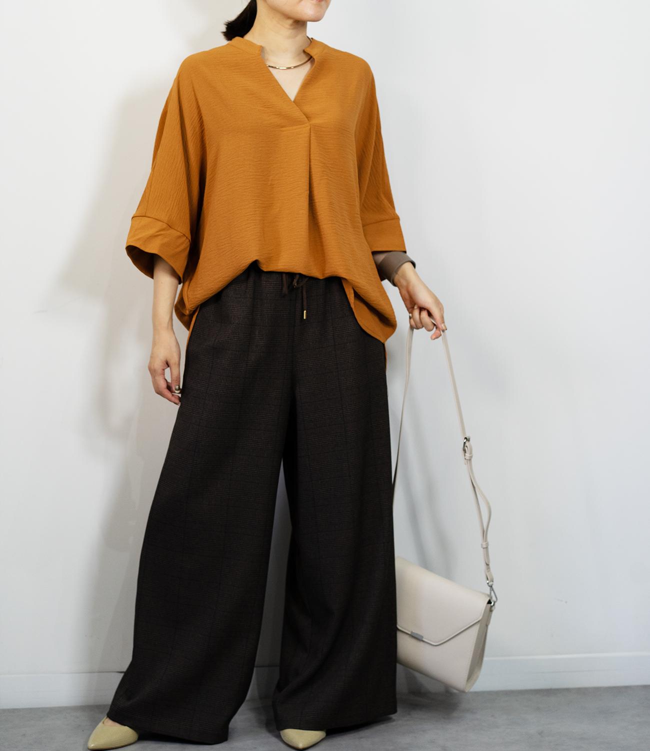 グレンチェックダイージーパンツ