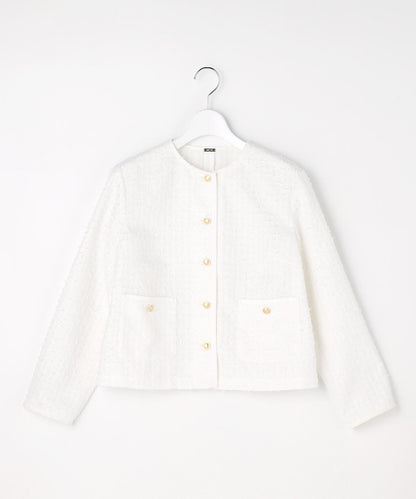 リボンヤーンライトツイード ジャケット