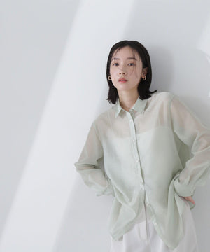 シアーオーバーシャツ