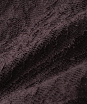 made in india カットワークジャカードシャツ(セットアップ可)