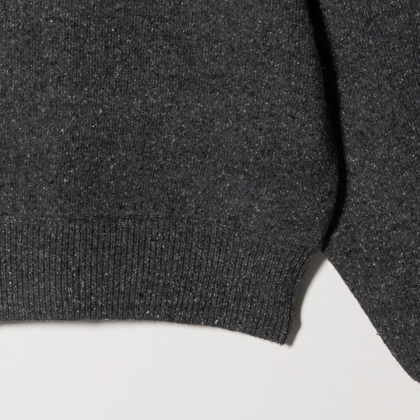 ウールブレンド シルクネップ ニットプルオーバー