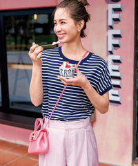 ブルー系・ネイビー×オフ5