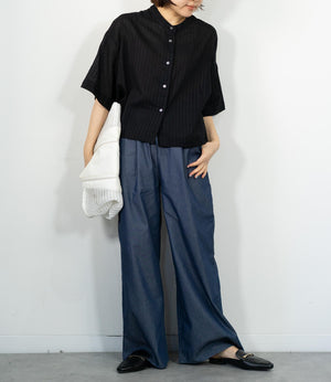 デニムライクイージーパンツ