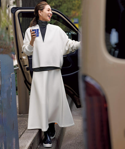 コットンカシミヤ タートルネックカットソー