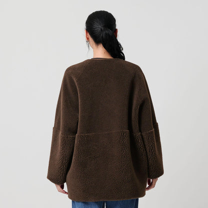 【WEB限定】ボア×フェイクムートン リバーシブルジャケット