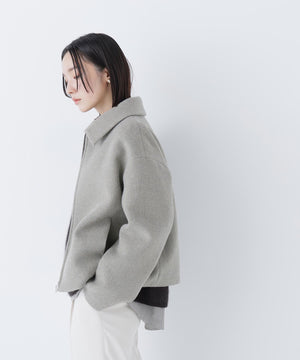 ＜朝比奈 彩さんコラボ＞ステンカラージップブルゾン