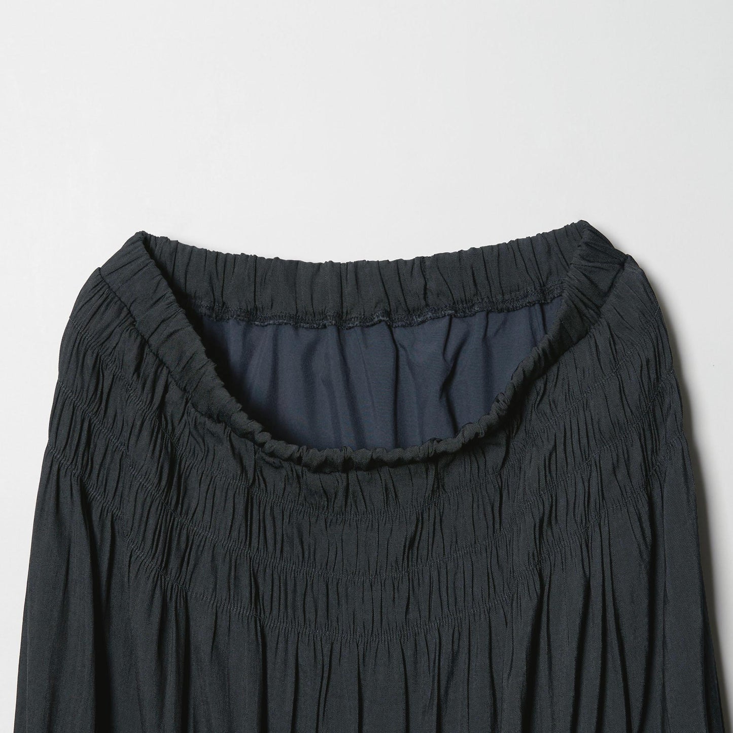 【WEB限定】シャーリング キリカエ フレアスカート