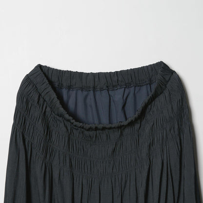 【WEB限定】シャーリング キリカエ フレアスカート