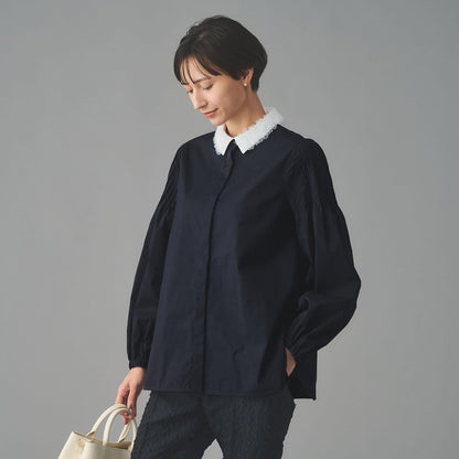 チュールカラー 2WAY ブラウス