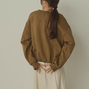 ギャザーヘムスウェットトップス