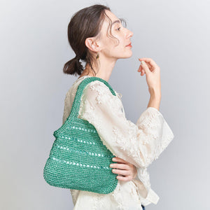 メタリックコード ミニ トートバッグ