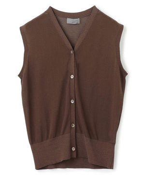 シアーニット ノースリーブベスト