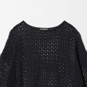 メッシュ ニット プルオーバー ウォッシャブル