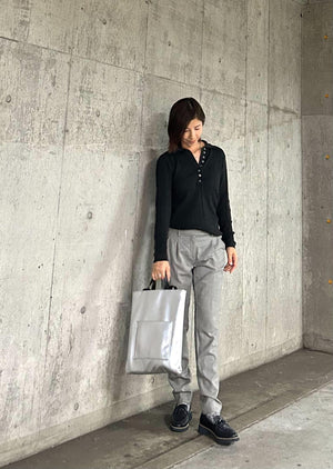 ポロニットリブプルオーバー