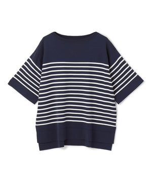 スゴ機能美 ハーフスリーブ ニット