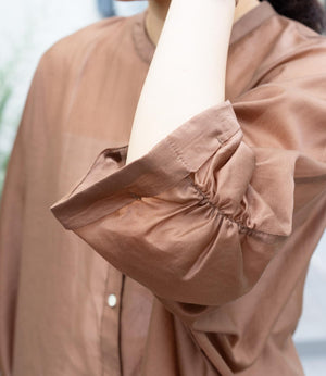 2wayシアーサテンブラウス