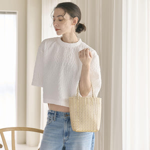 コンビ メッシュ ミニ トートバッグ/かごバッグ