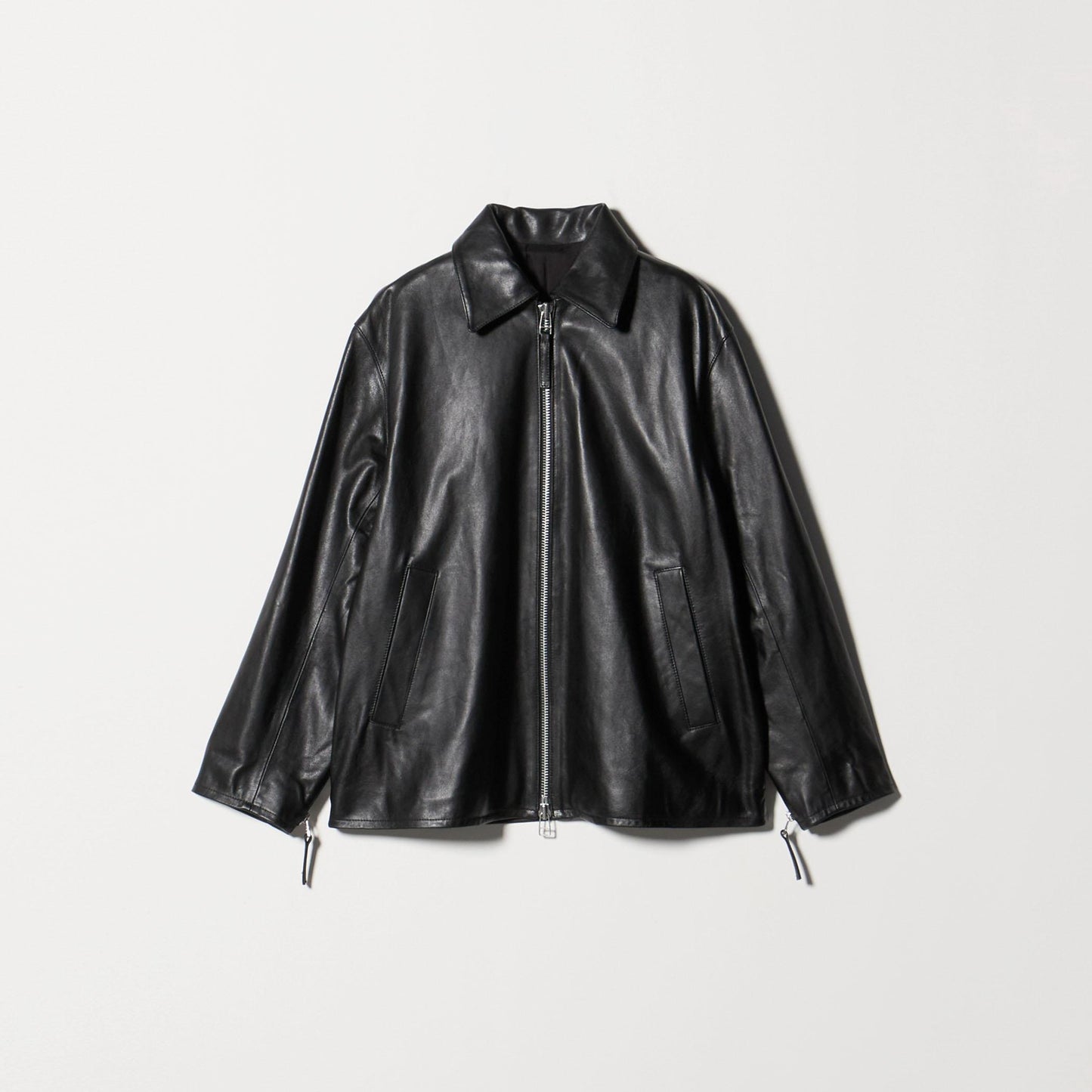 シープレザー フロントジップ ジャケット