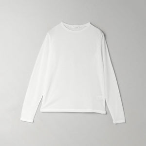 コットンナイロン天竺 シアー クルーネック Tシャツ