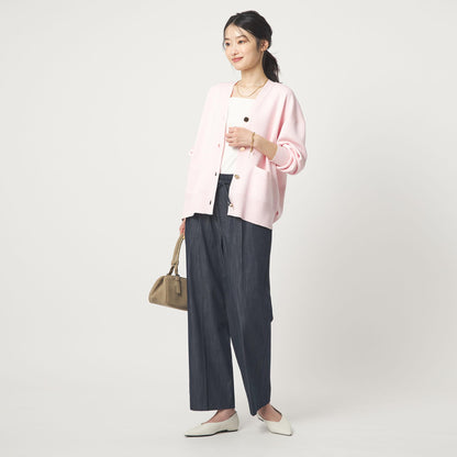 ［size SHORT/TALLあり］ニーハイフレアパンツ デニム 2 ストレッチ