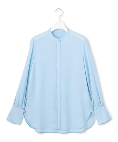 セルロースシルクビエラ ボウタイ付きブラウス