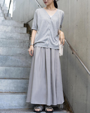 ボックスタックフレアスカート