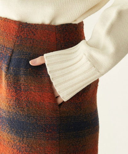 チェックスカート