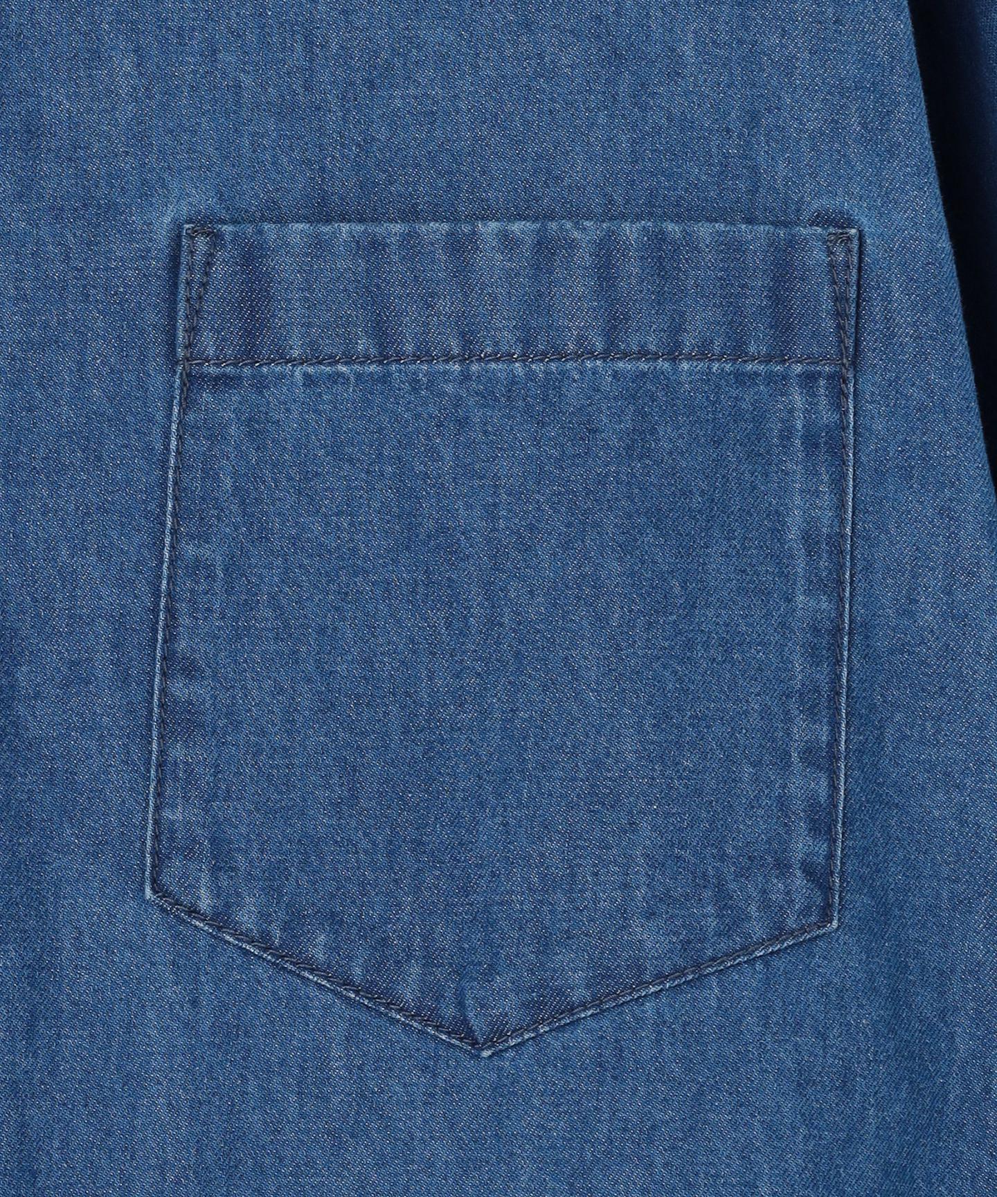 ライトダンガリー デニムシャツ