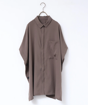 ボックスオーバーサイズシアーシャツ