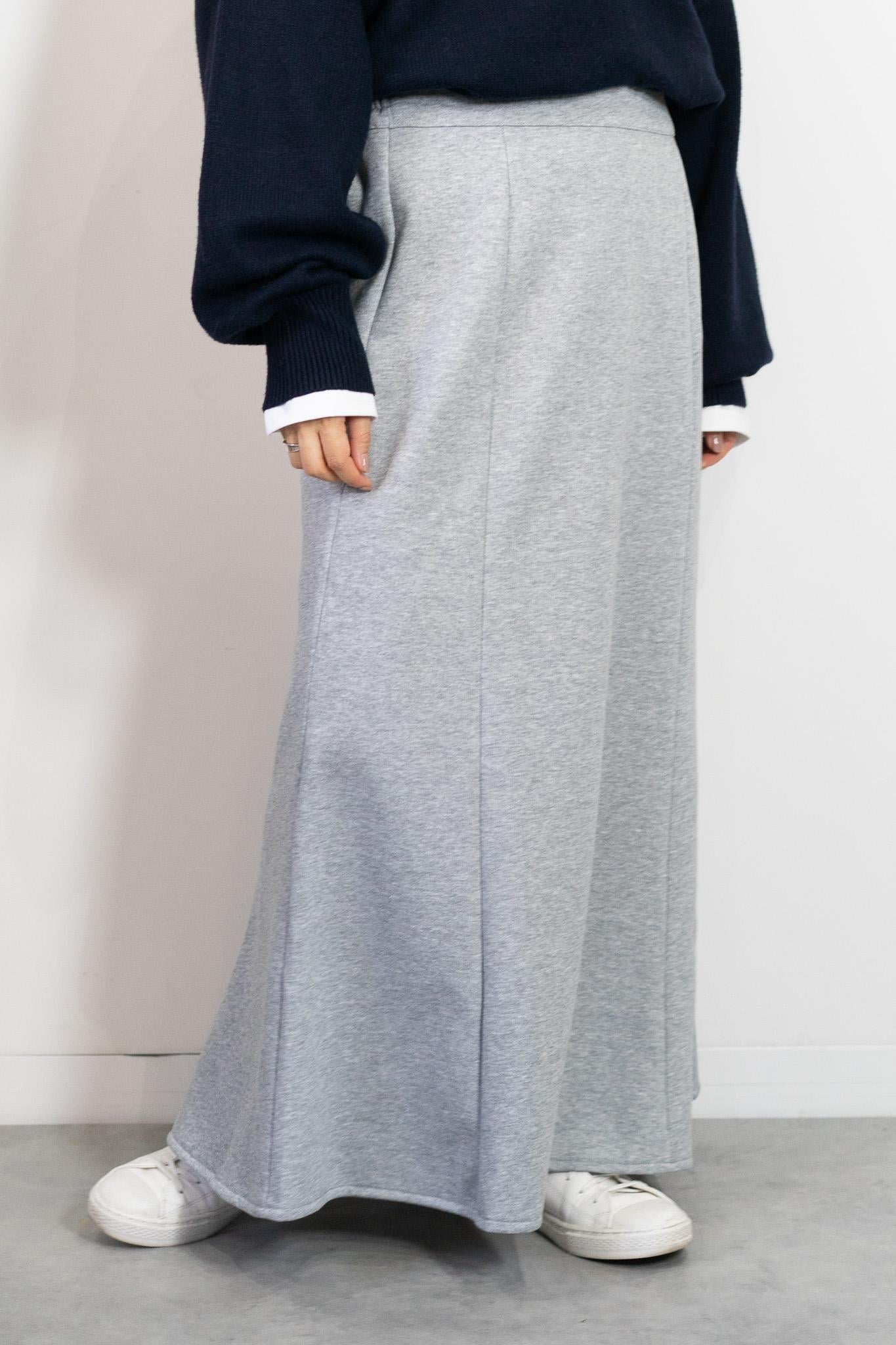 裏起毛マーメイドカットスカート