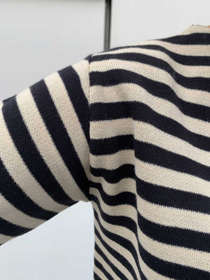 JQボーダーロングニットTOPS