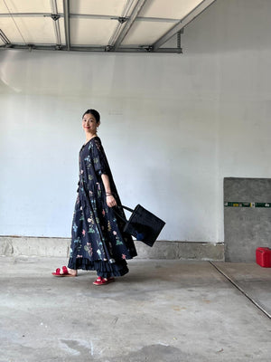 植物画ワンピース