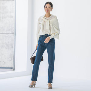 【WEB限定】ベーシックウールクルーネックニット≪洗える≫