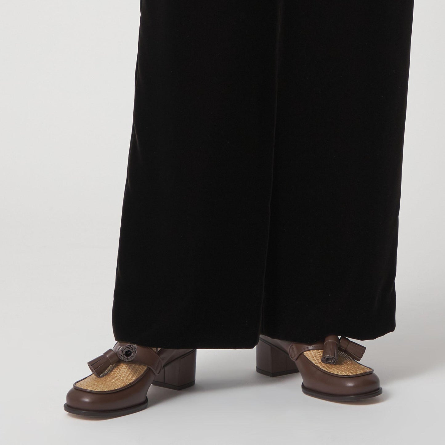 タッセルローファー パンプス50↑