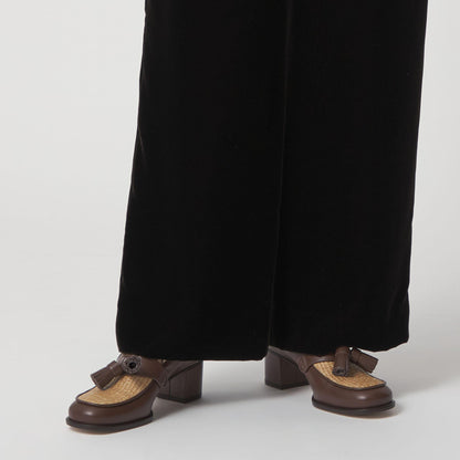 タッセルローファー パンプス50↑