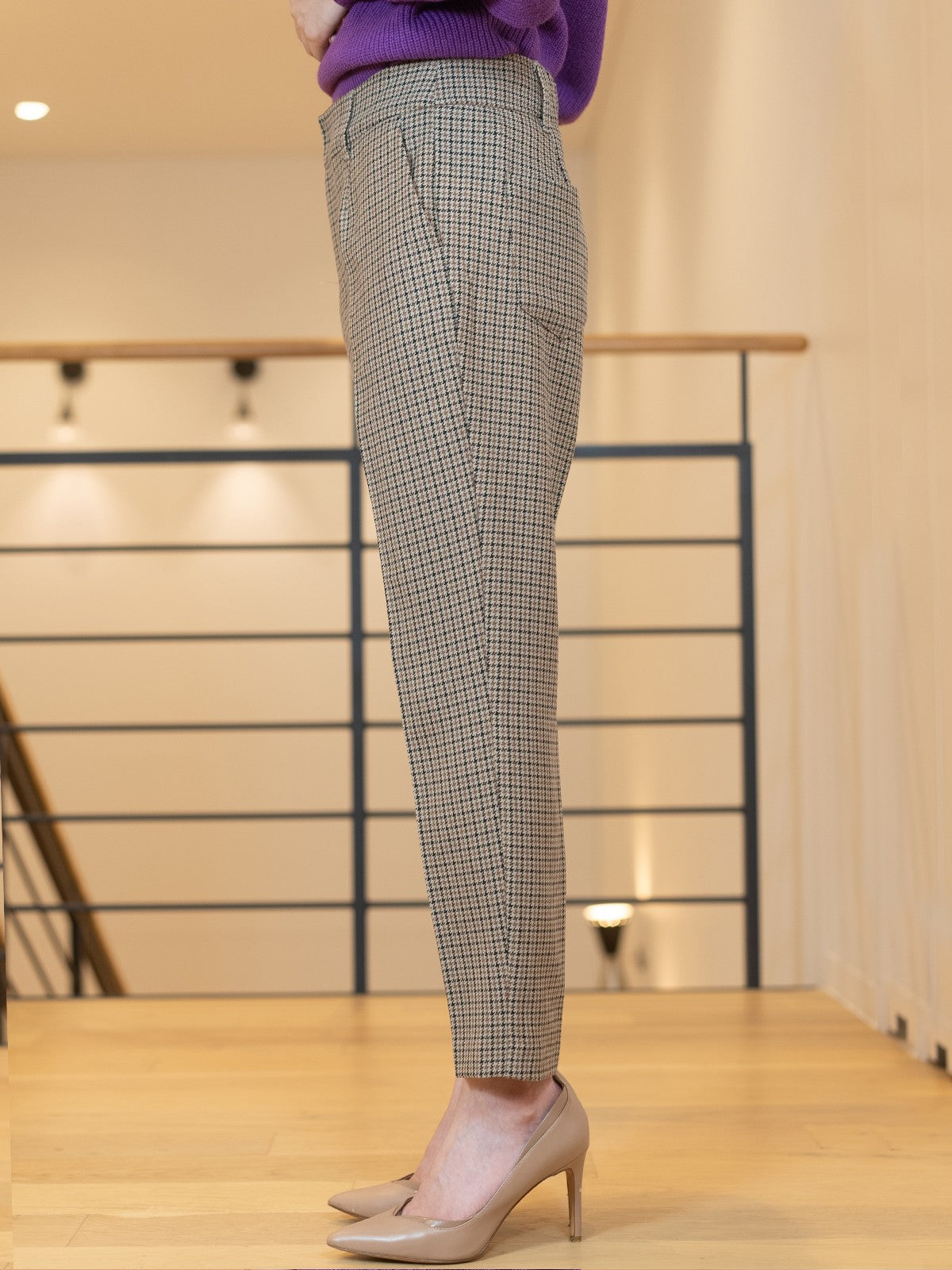 あったかローライズスティックパンツ