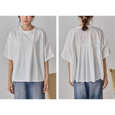 バックギャザードルマンTシャツ
